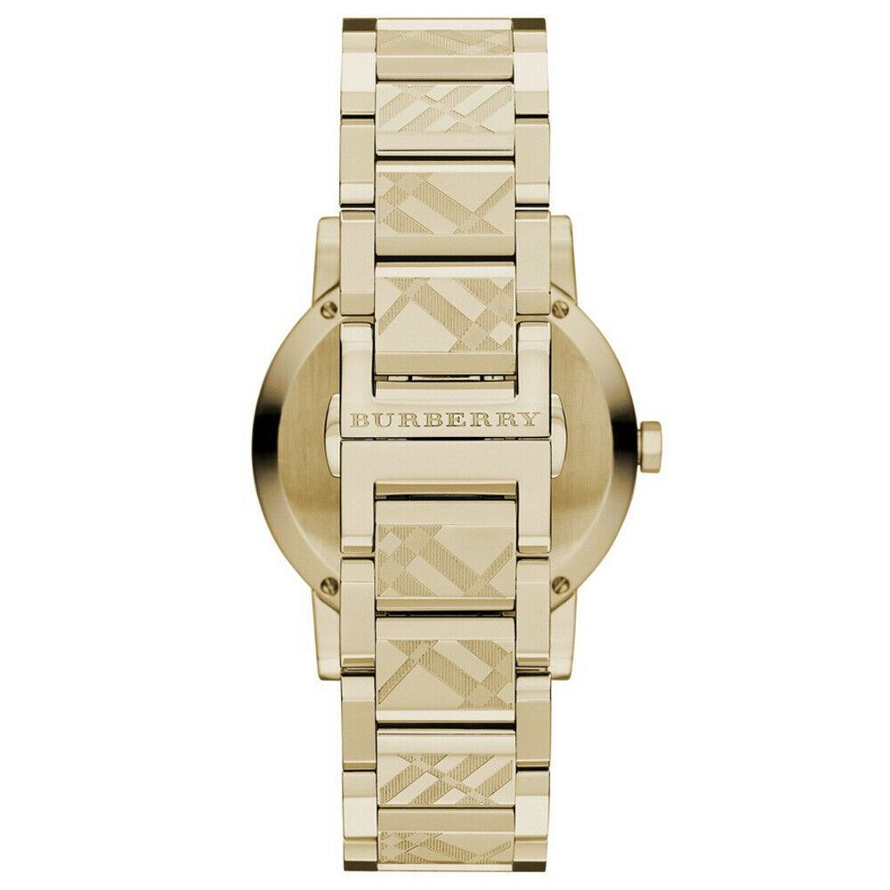 Burberry BU9038 Schweizer Gold-Ionen plattiert Edelstahl Damen Uhr Burberry BU9038 Schweizer Gold-Ionen plattiert Edelstahl Damen Uhr